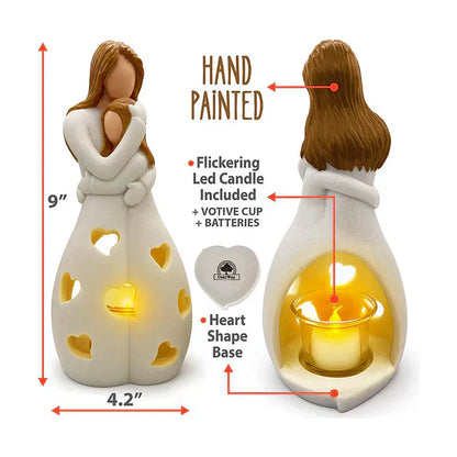 Cherish™ - Bougeoir Mère Fille avec Bougie LED