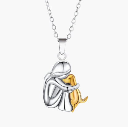 Collier Femme Pendentif Chien Design Symbolique Amitié et Amour Animal