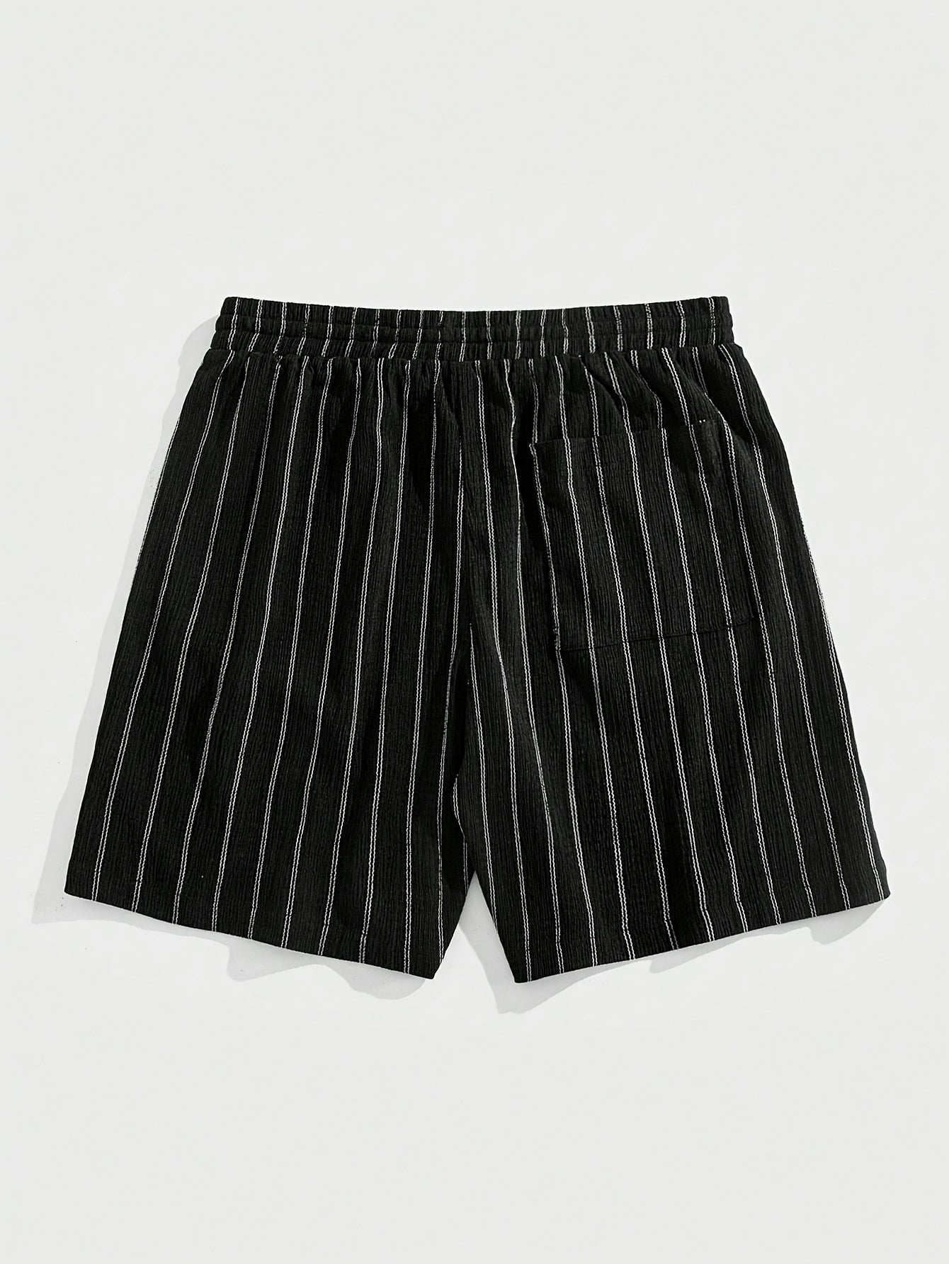 Shorts décontractés à rayures pour homme, style urbain tendance, idéals loisirs et sport