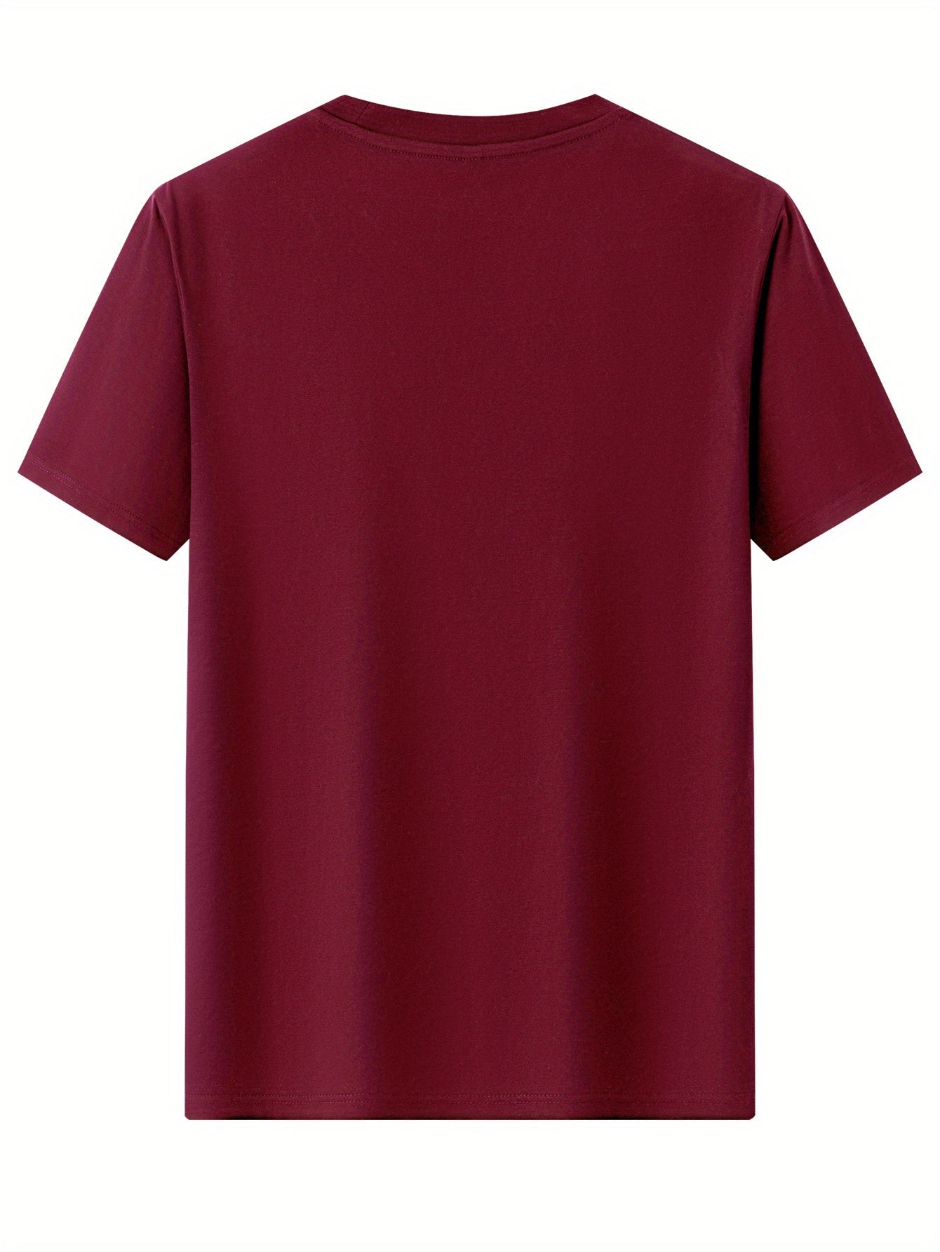 T-shirt uomo stile casual con stampa grafica lettera K