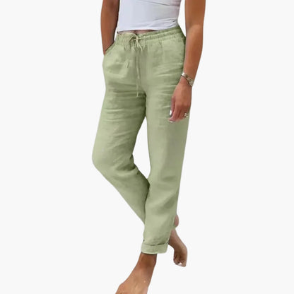 Casual pants for women jogger style elastic waist ideal for summer and leisure