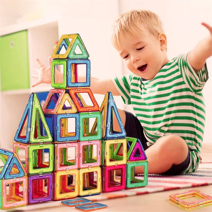 Jeu de Construction Magnétique Éducatif pour Enfants – Blocs Créatifs STEM