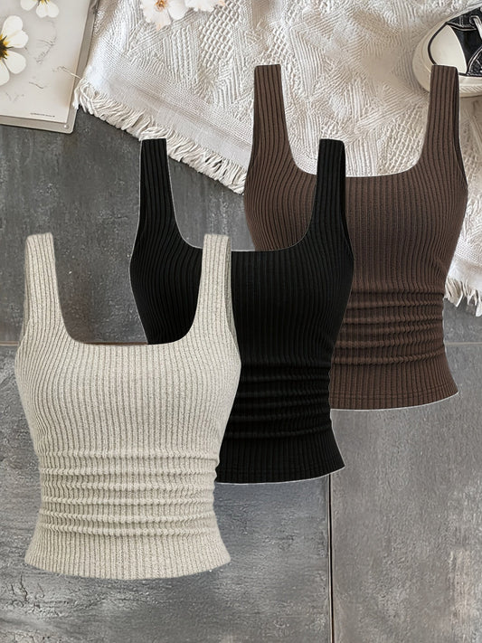 Débardeur Femme Sans Manches Style Moderne Casual Chic