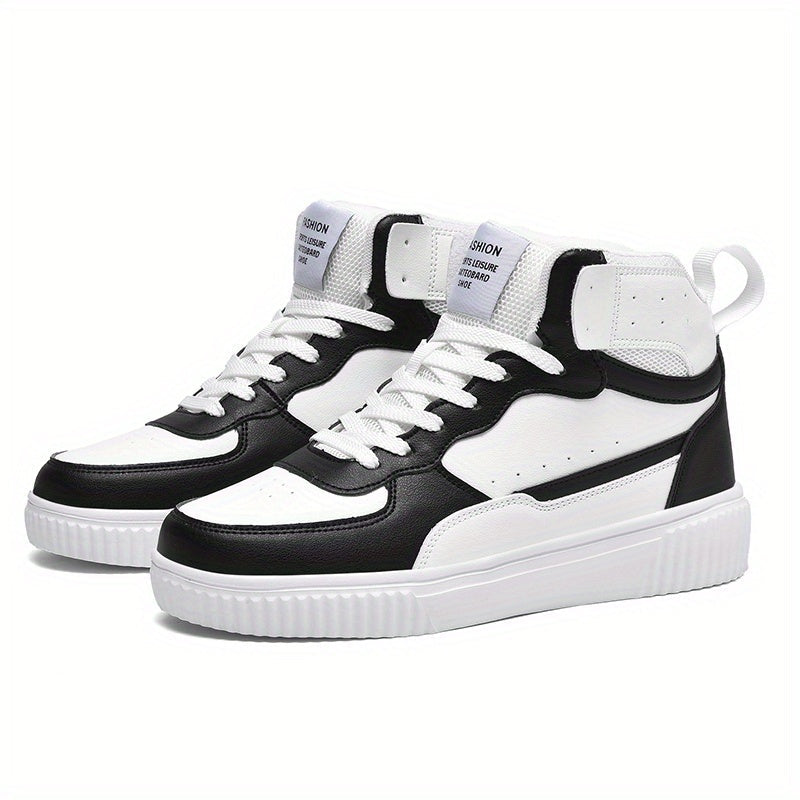 Herrhöga sneakers i urban stil för sport och fritid