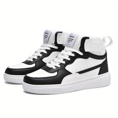 Herrhöga sneakers i urban stil för sport och fritid