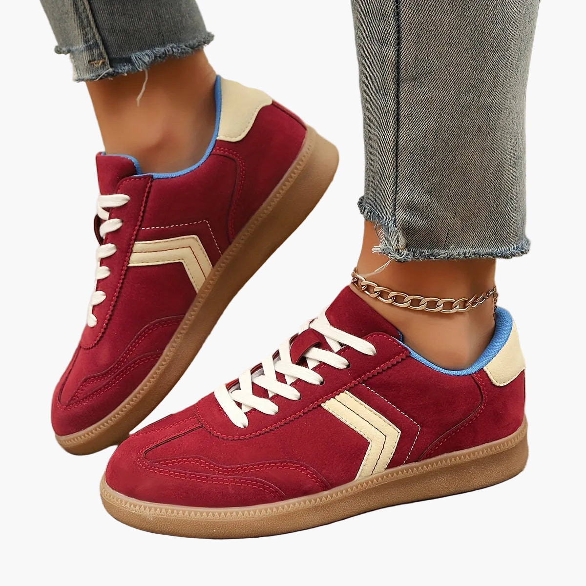 Afslappede sneakers til kvinder i urban retrostil