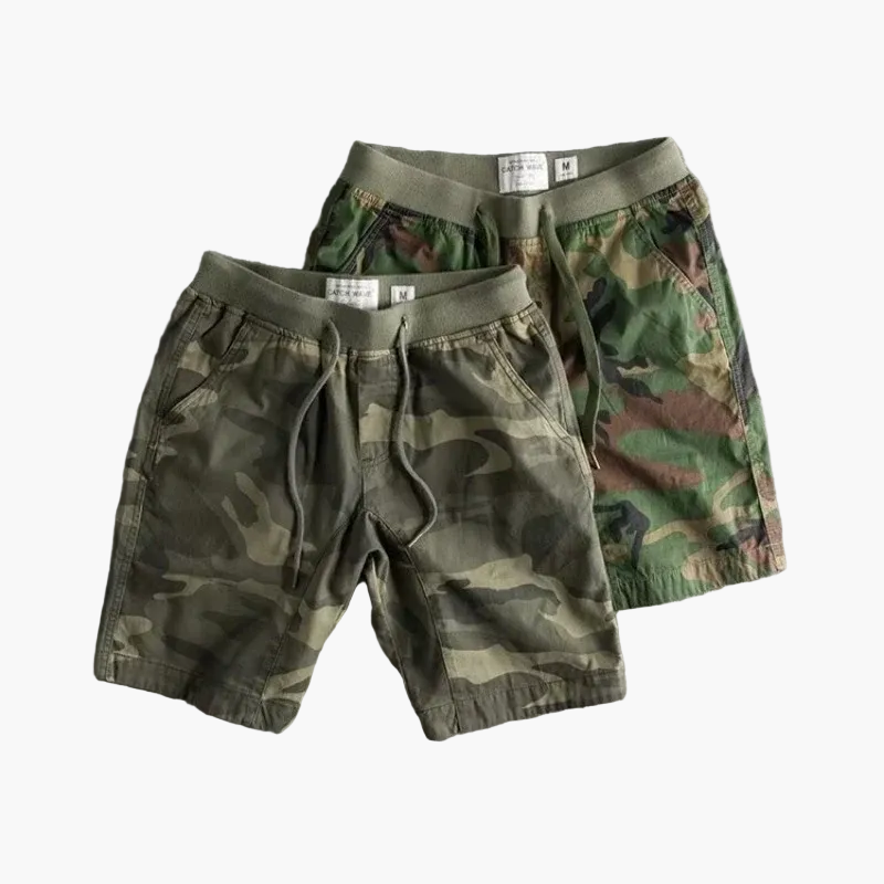 Short de sport camouflage homme style urbain polyvalent