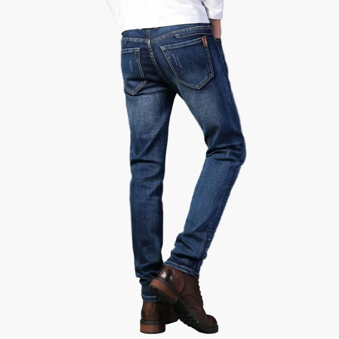 Jean Slim Classique Homme Style Voyageur Confort Extensible