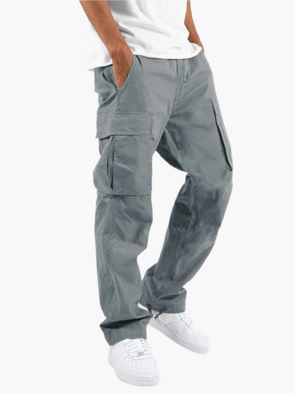 Pantalon cargo style urbain pour homme - coupe droite, pratique et tendance
