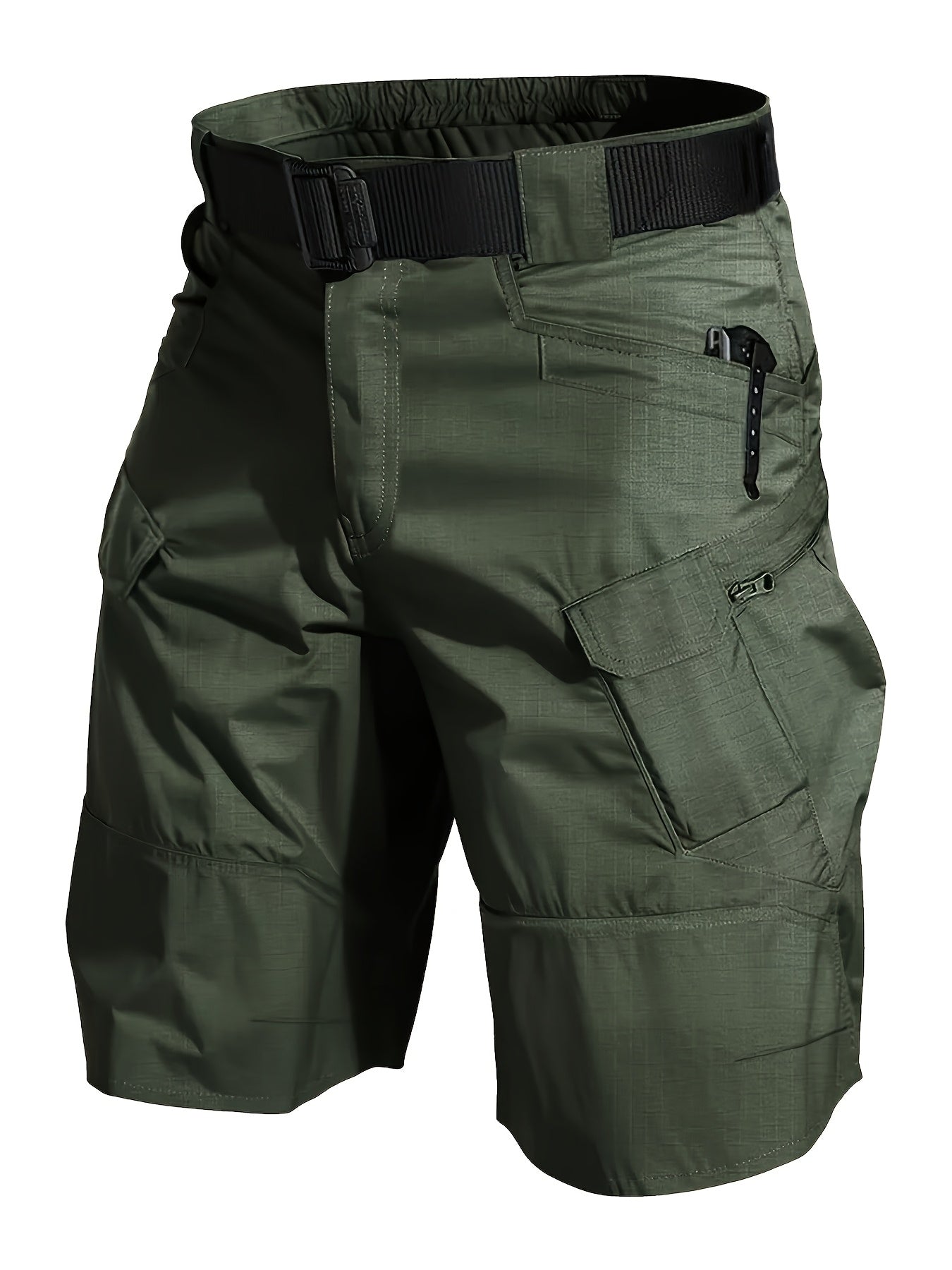 Short cargo tactique pour homme, style outdoor polyvalent, idéal randonnée et activités extérieures