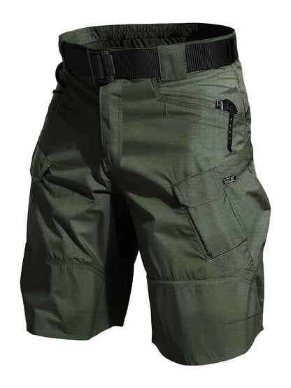 Short cargo tactique pour homme, style outdoor polyvalent, idéal randonnée et activités extérieures