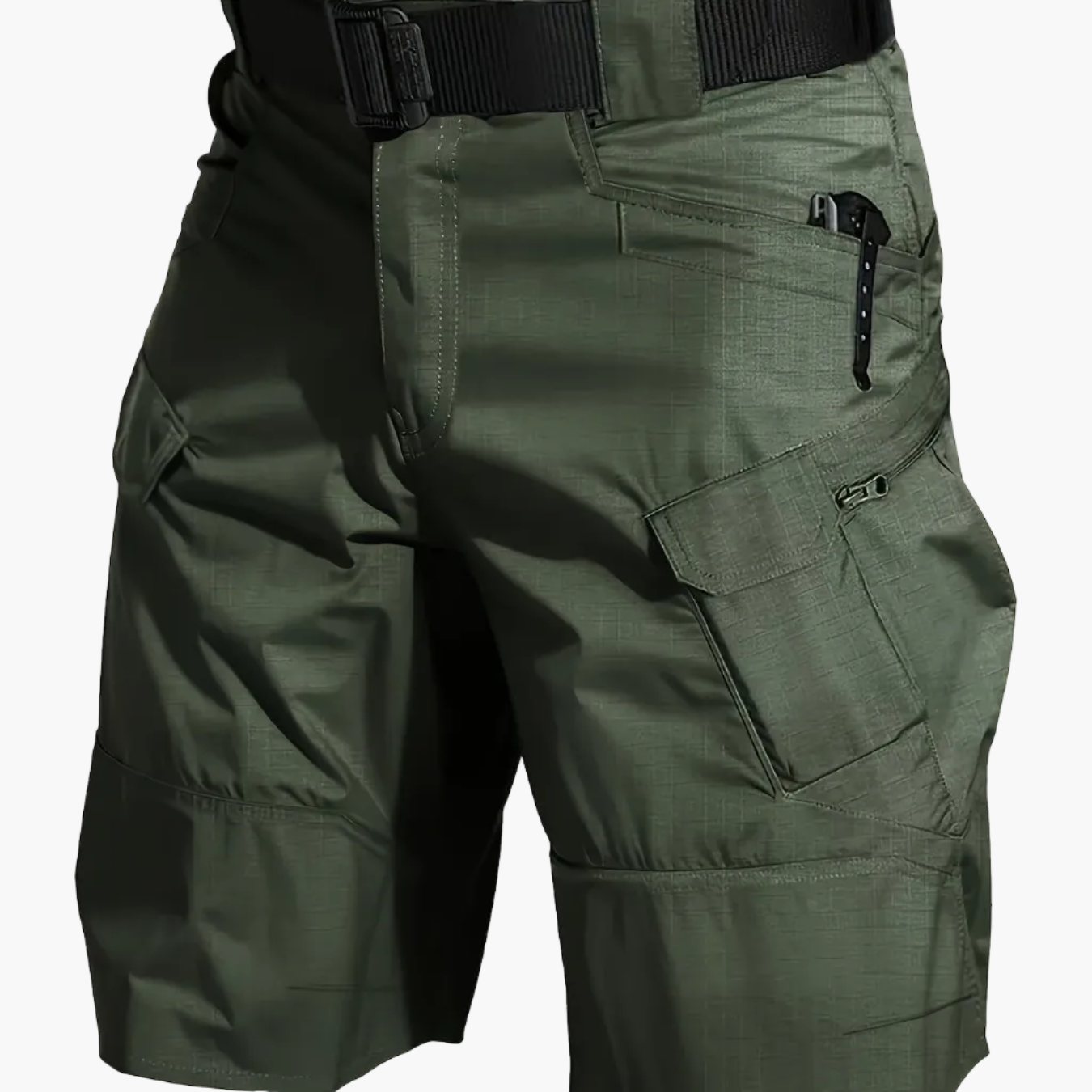 Short cargo tactique pour homme, style outdoor polyvalent, idéal randonnée et activités extérieures