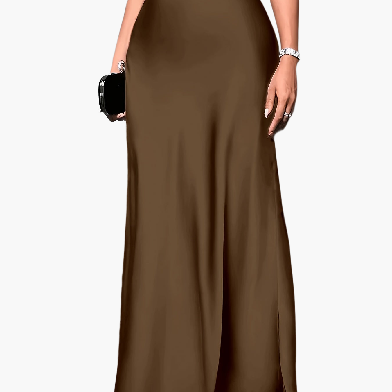 Jupe Longue Élégante Femme Style Soirée et Cocktail