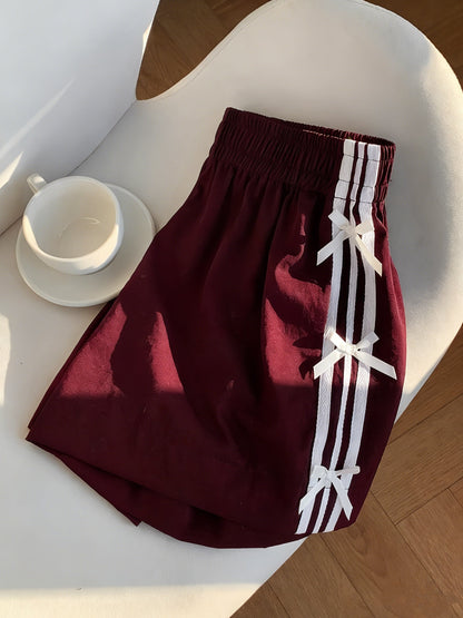 Top corto casual para mujer estilo vacaciones con nudos laterales y bandas deportivas