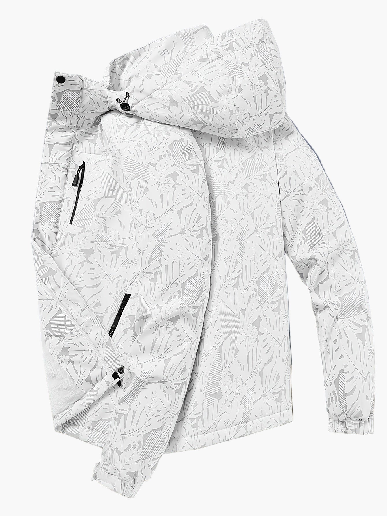 Veste de randonnée imperméable à capuche pour homme – Style sportif et urbain, idéale pour l’extérieur