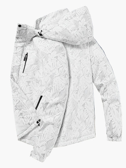 Veste de randonnée imperméable à capuche pour homme – Style sportif et urbain, idéale pour l’extérieur