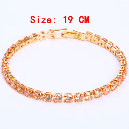 Tracy – Bracelet en Zircon avec Design Géométrique