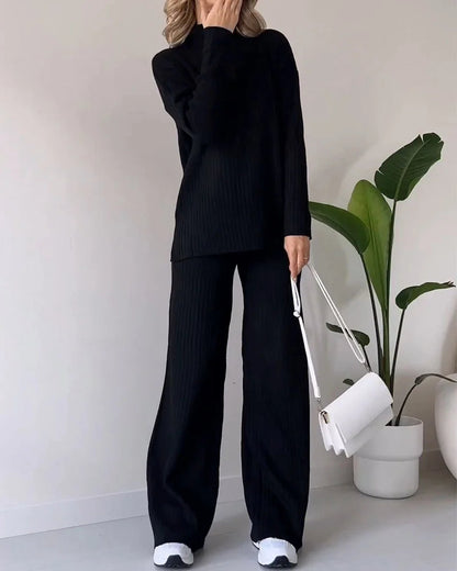 Ensemble deux pièces chic avec fente