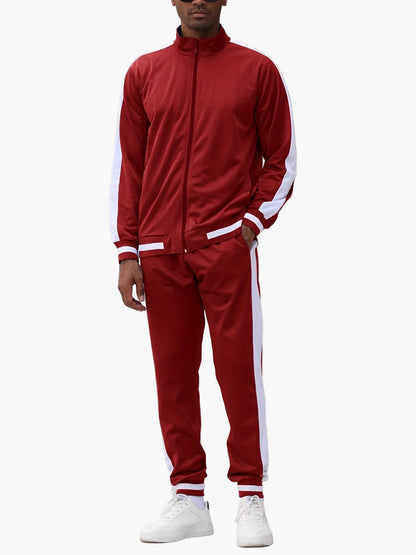 Survêtement Homme Style Sport Décontracté Ensemble Veste et Pantalon Idéal Loisirs et Entraînement