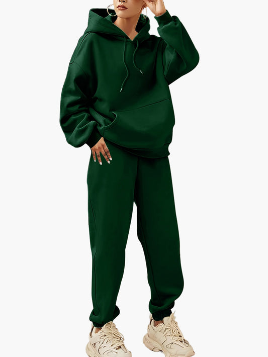 Ensemble Survêtement Femme Style Décontracté Idéal pour l'Automne et l'Hiver