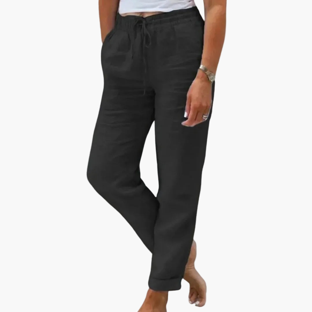 Casual pants for women jogger style elastic waist ideal for summer and leisure