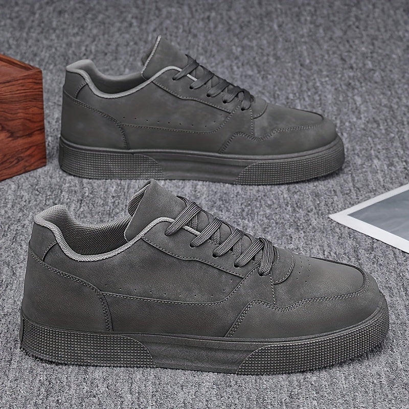 Låga sneakers för herrar i avslappnad urban stil för vardagsbruk