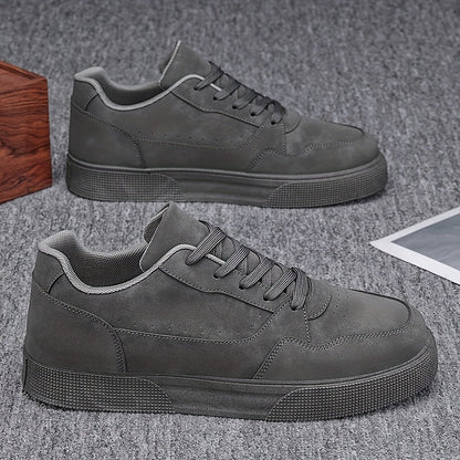 Låga sneakers för herrar i avslappnad urban stil för vardagsbruk