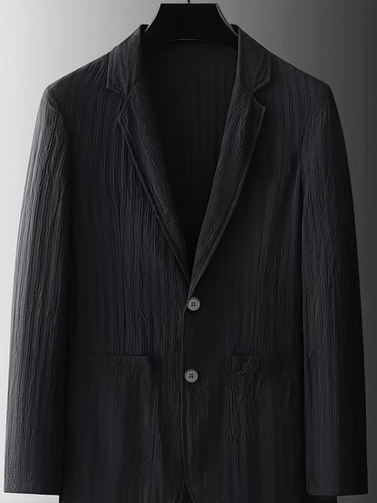 Elegante herencolbert met strepen in casual stijl voor lente/zomer