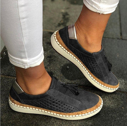 Chaussures confort femme à enfiler style décontracté coréen – mocassins légers à semelle plate pour loisirs et quotidien