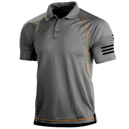 Jason – Polo à Manches Courtes avec Col et Style Asymétrique