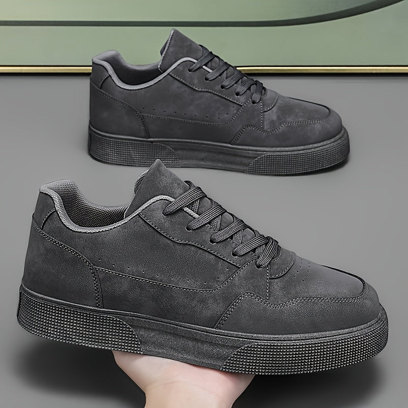 Låga sneakers för herrar i avslappnad urban stil för vardagsbruk