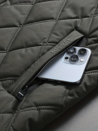 Veste matelassée homme style urbain élégance décontractée