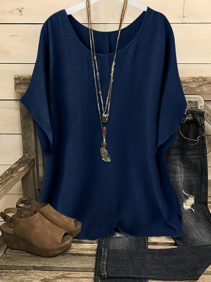 Blouse ample décontractée pour femme style bohème chic – idéale pour sorties et quotidien