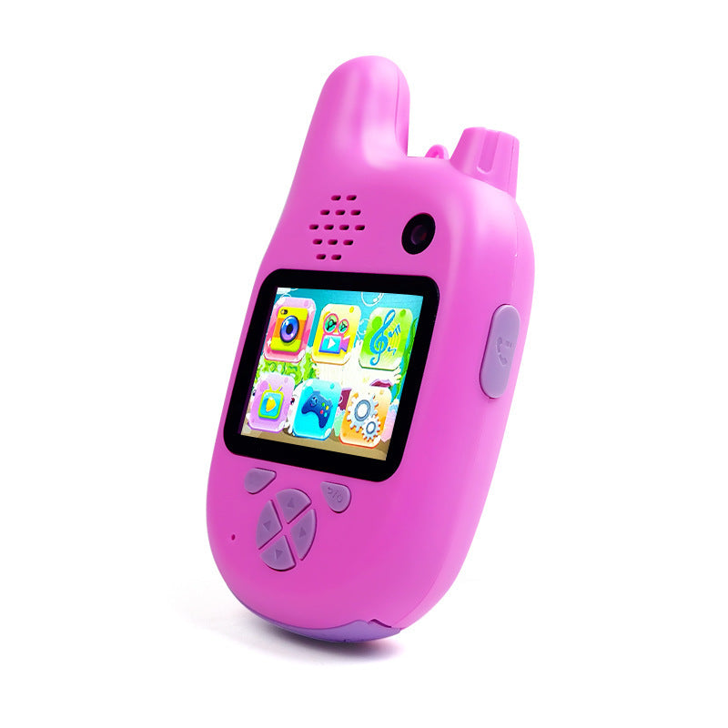 Appareil Photo Numérique Ludique pour Enfants avec Fonctions Walkie-Talkie et Jeux - Mixte