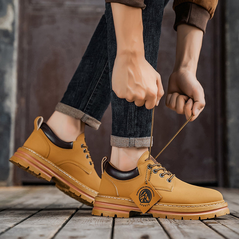 Herrskor för vandring och streetwear – Avslappnad urban outdoorstil