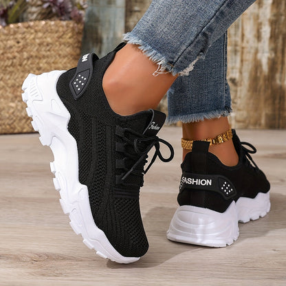 Baskets de sport femme ultra-légères style running pour loisirs et marche