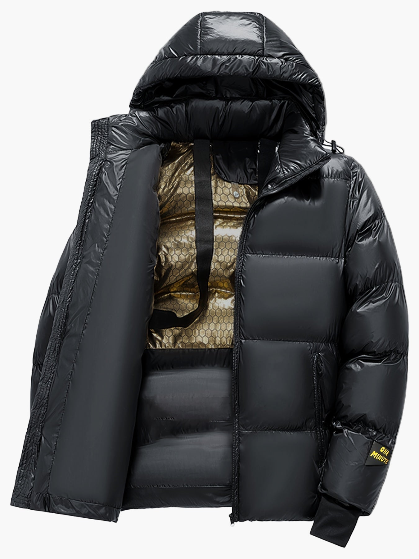 Doudoune Homme Style Urbain avec Capuche pour Hiver - Idéale pour Loisirs et Quotidien