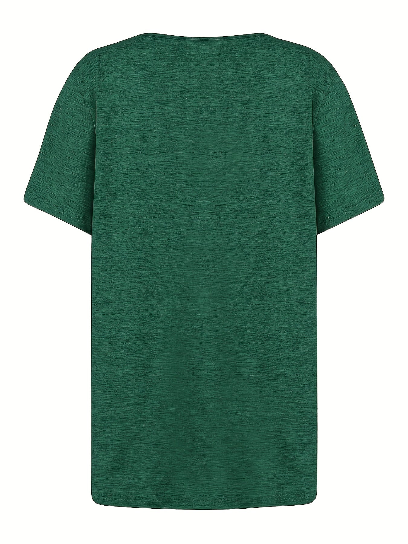 T-shirt donna con scollo asimmetrico e bottoni, stile casual chic per tempo libero o uscite