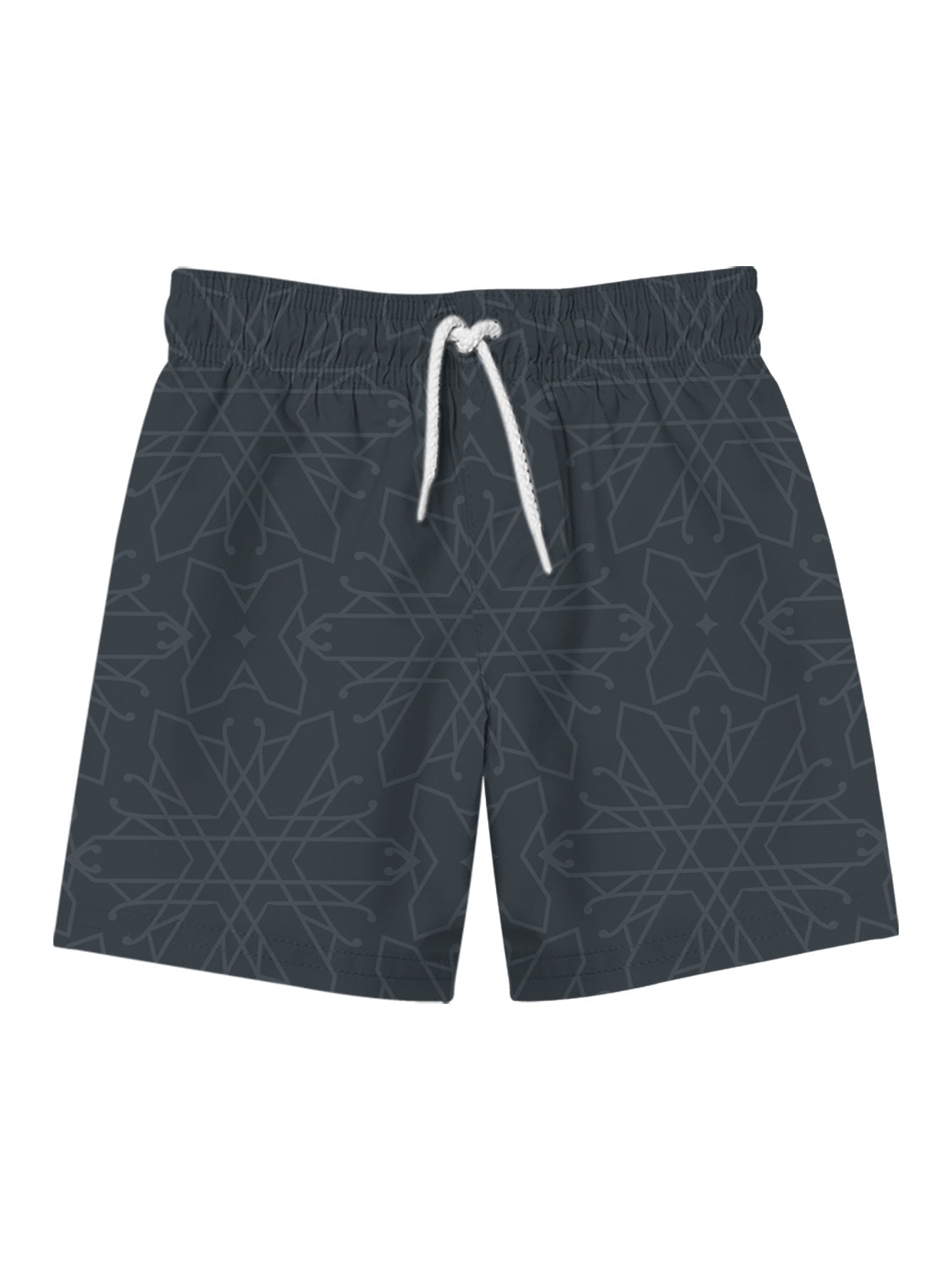 Short de Bain Homme Style Décontracté à Motif Graphique pour Plage et Piscine