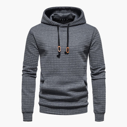 Hoodie à Capuche Homme Style Décontracté Motif Carreaux – Confort Moderne pour Tous les Jours