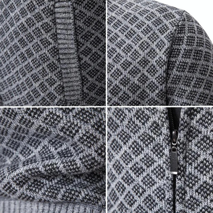 Veste zippée élégante pour homme style affaires décontracté