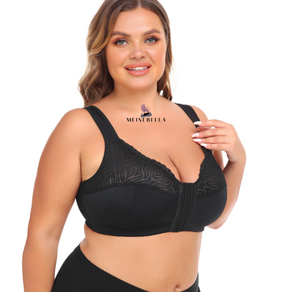 Marie – Soutien-gorge sans armatures avec fermeture frontale et dentelle