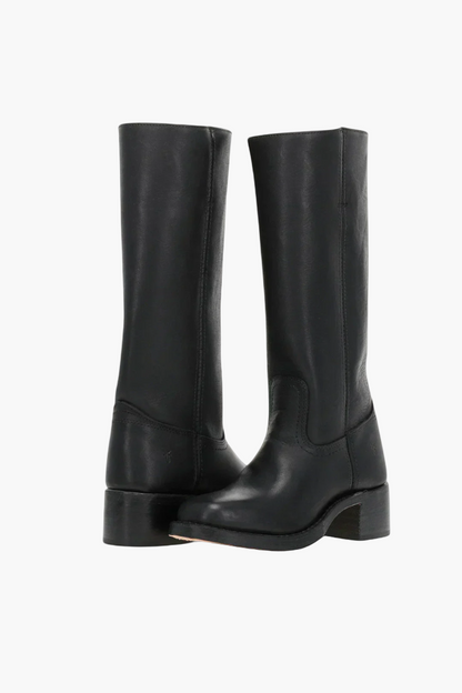 Bottes hautes classiques modernes pour femme – Style urbain polyvalent