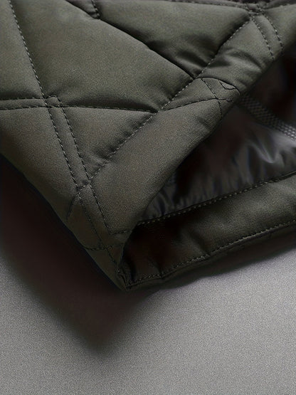 Veste matelassée homme style urbain élégance décontractée