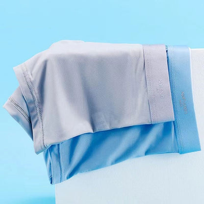 Ian – Sous-vêtements en soie glacée d'été pour hommes en graphène respirant