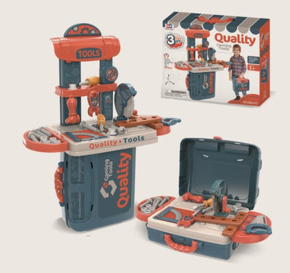 Cuisine de Jeu Éducative pour Enfants – Set de Chef Cuisinier 3-en-1 (Fille/Garçon, 4-6 ans)