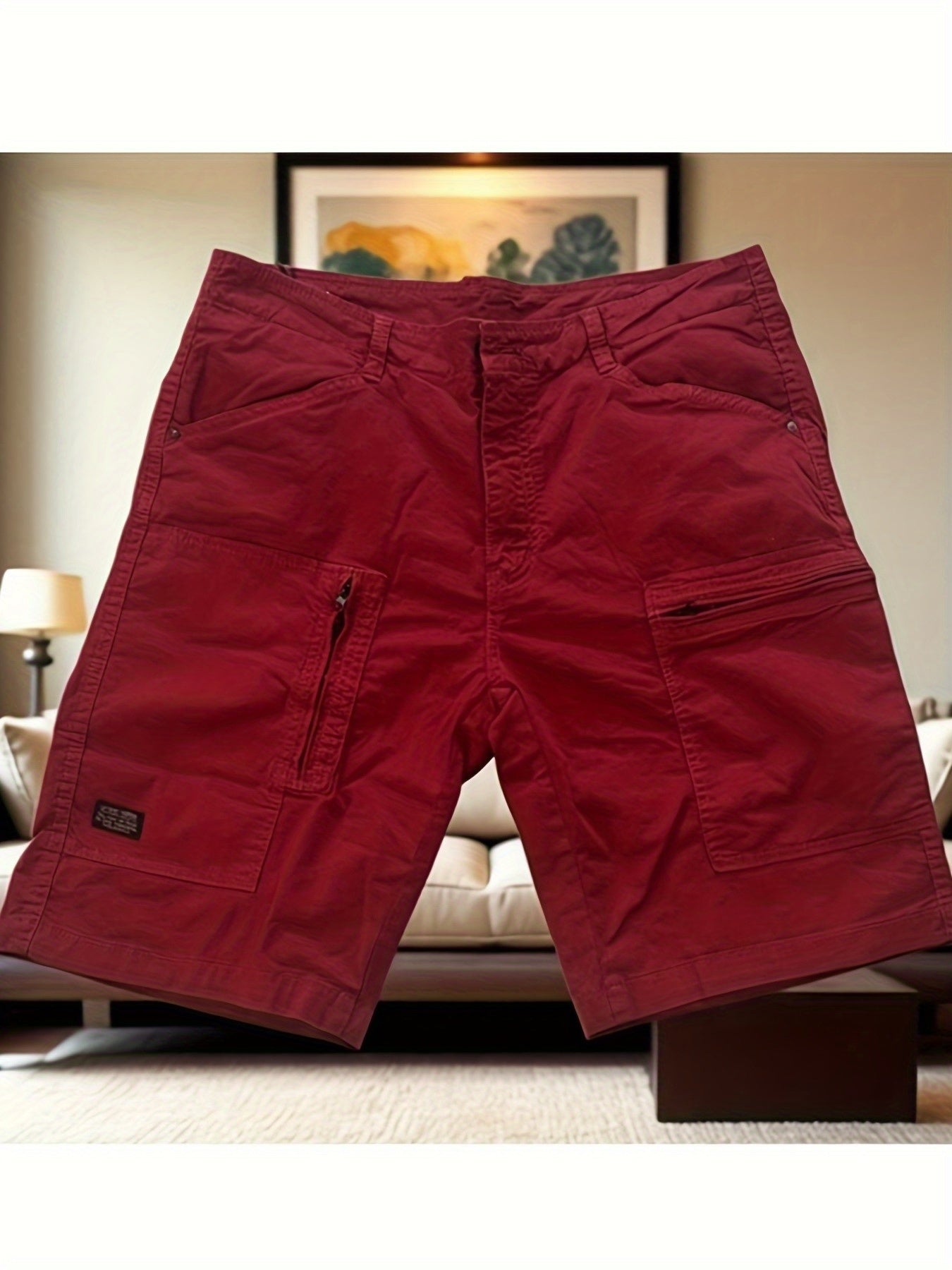Avslappnade cargo-shorts för herr i utilitaristisk stil – Perfekta för fritid och helger