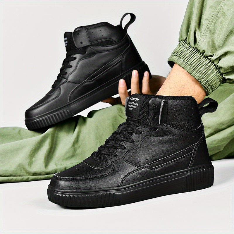 Herrhöga sneakers i urban stil för sport och fritid