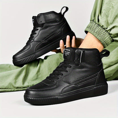 Herrhöga sneakers i urban stil för sport och fritid