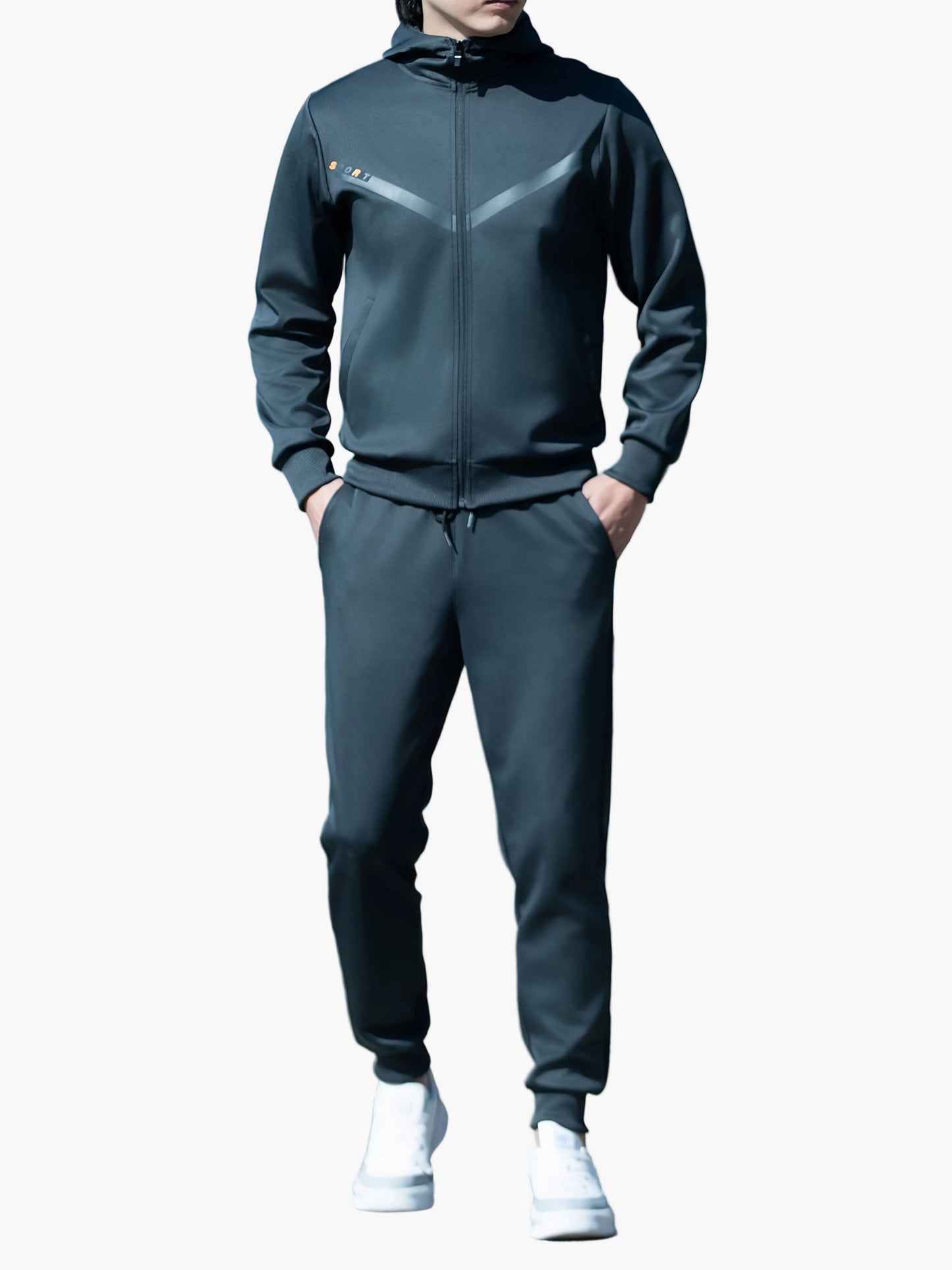 Ensemble de survêtement sportif décontracté pour homme – Style moderne pour loisirs et activités sportives